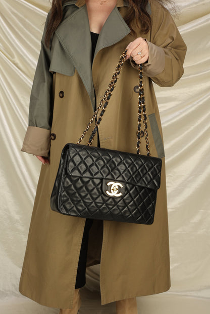 Chanel Maxi XL Logo Flap Bag