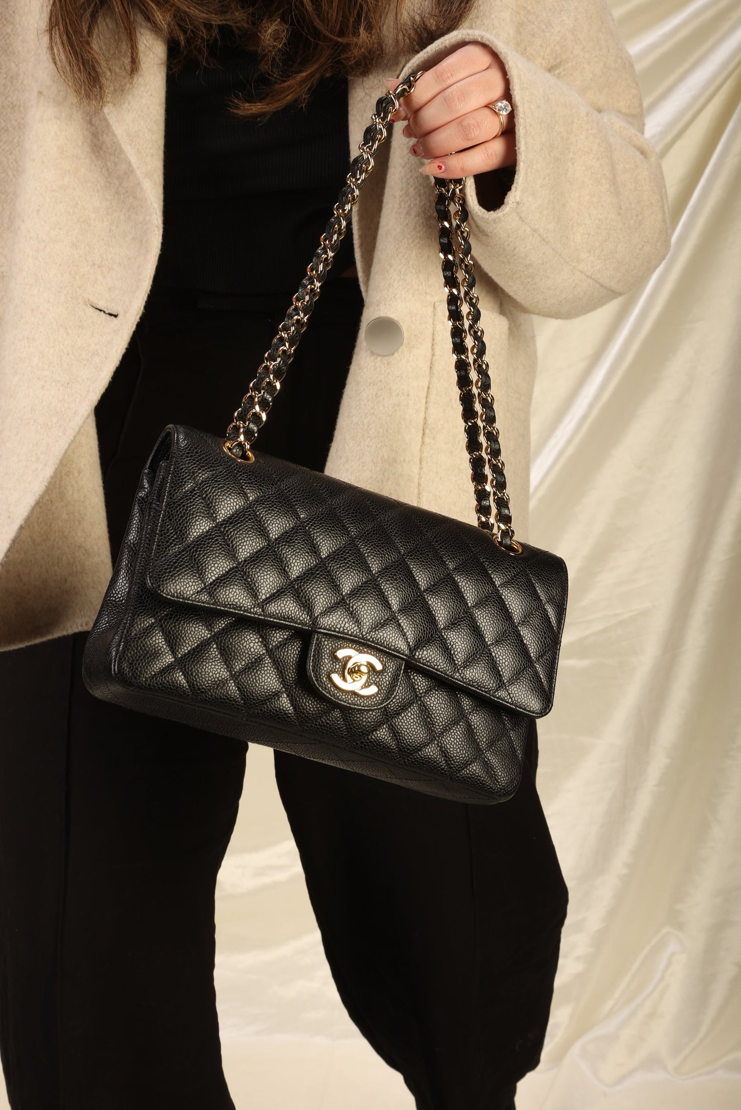Chanel Caviar Medium Double Flap