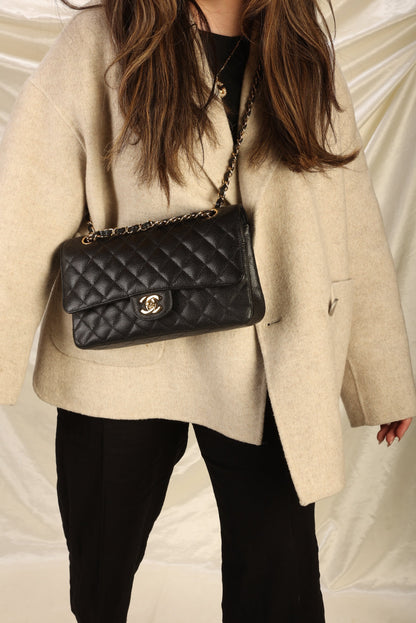 Chanel Caviar Medium Double Flap