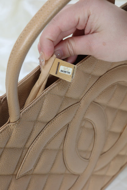 Chanel Caviar Medallion Tote