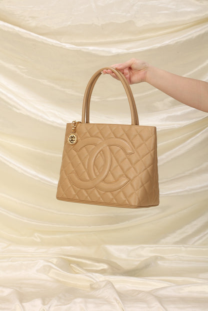 Chanel Caviar Medallion Tote