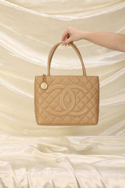 Chanel Caviar Medallion Tote