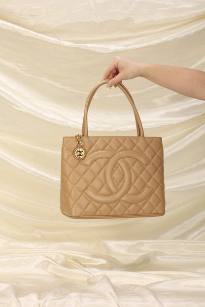 Chanel Caviar Medallion Tote
