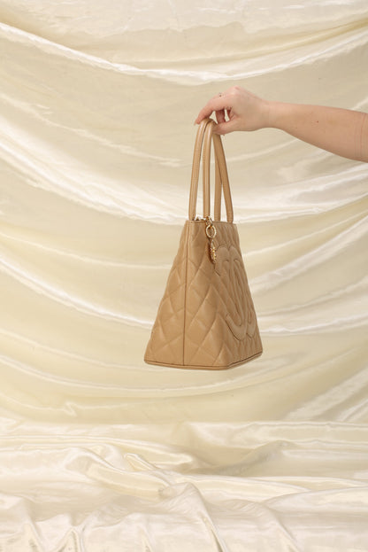 Chanel Caviar Medallion Tote
