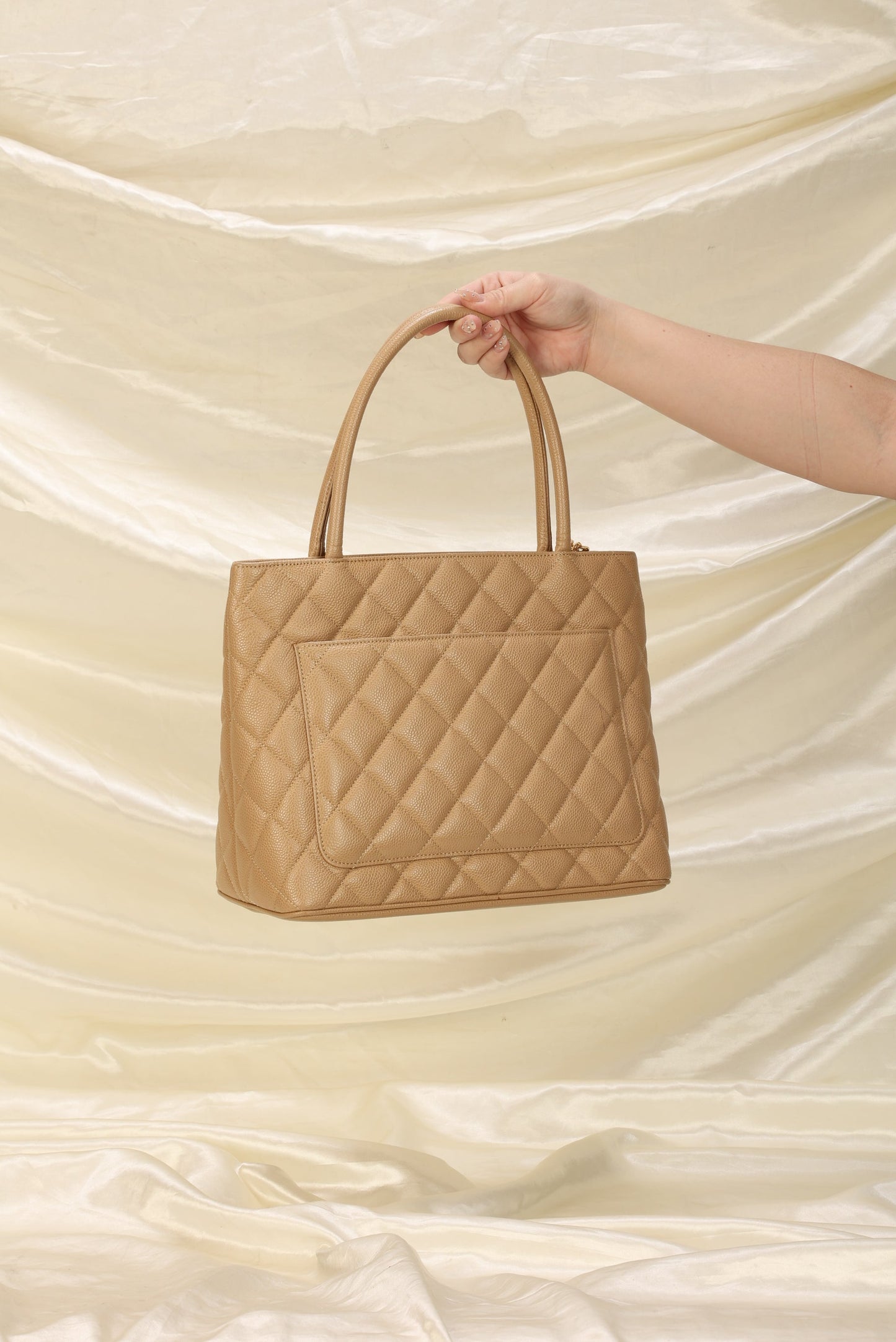 Chanel Caviar Medallion Tote