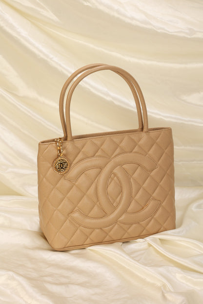 Chanel Caviar Medallion Tote