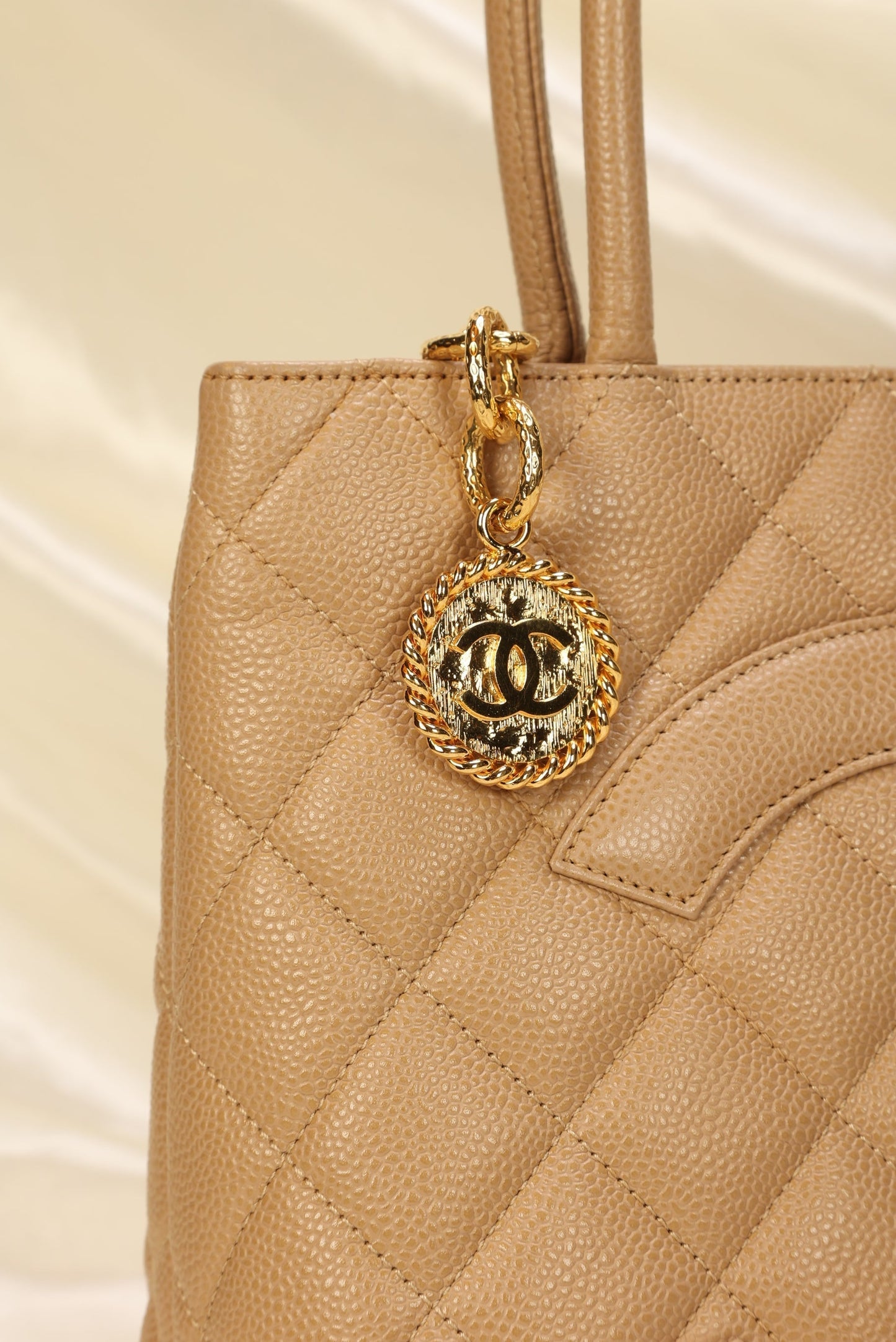 Chanel Caviar Medallion Tote