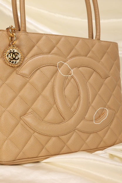 Chanel Caviar Medallion Tote
