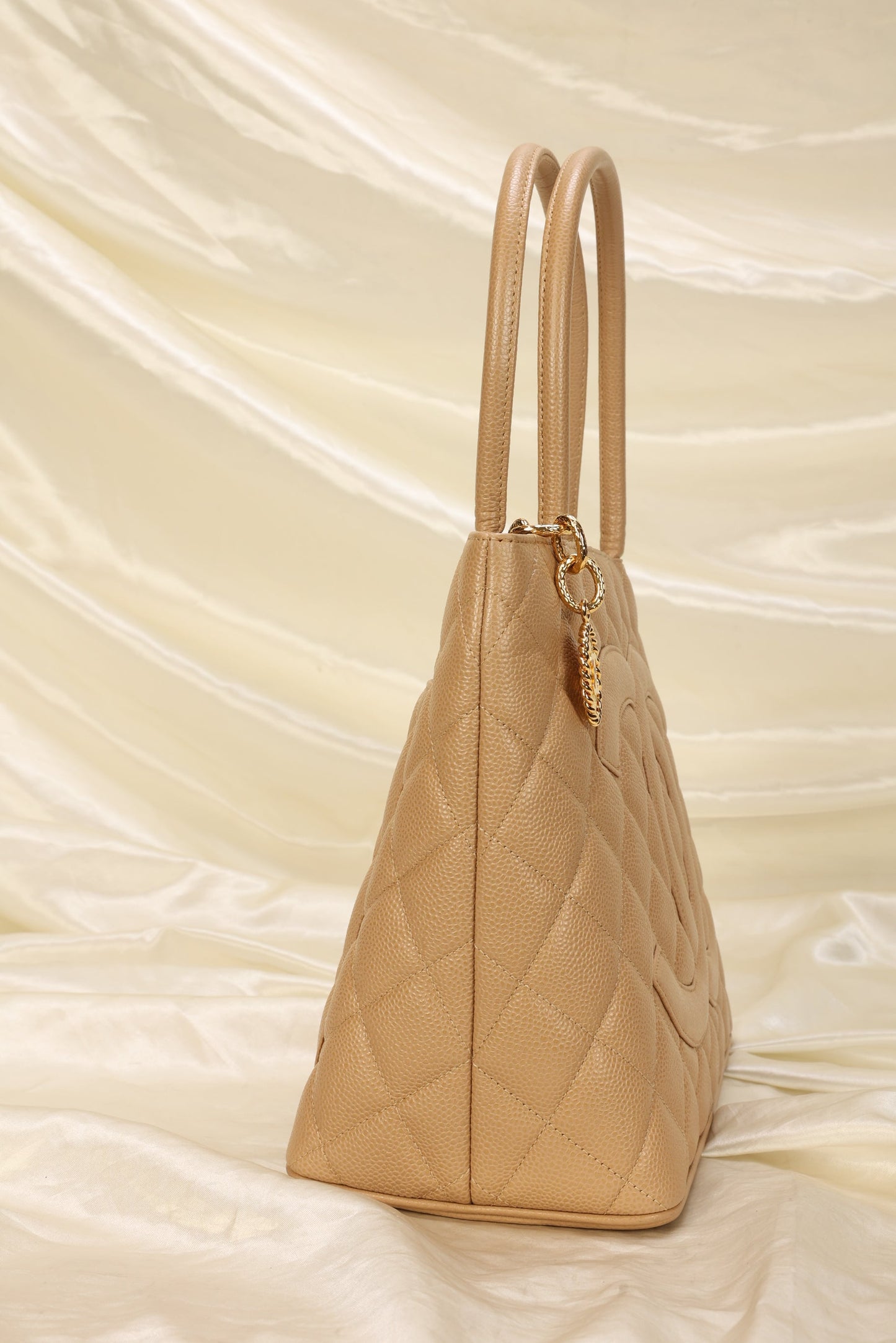 Chanel Caviar Medallion Tote