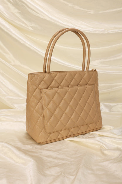 Chanel Caviar Medallion Tote