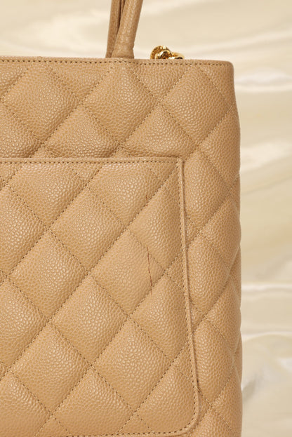 Chanel Caviar Medallion Tote