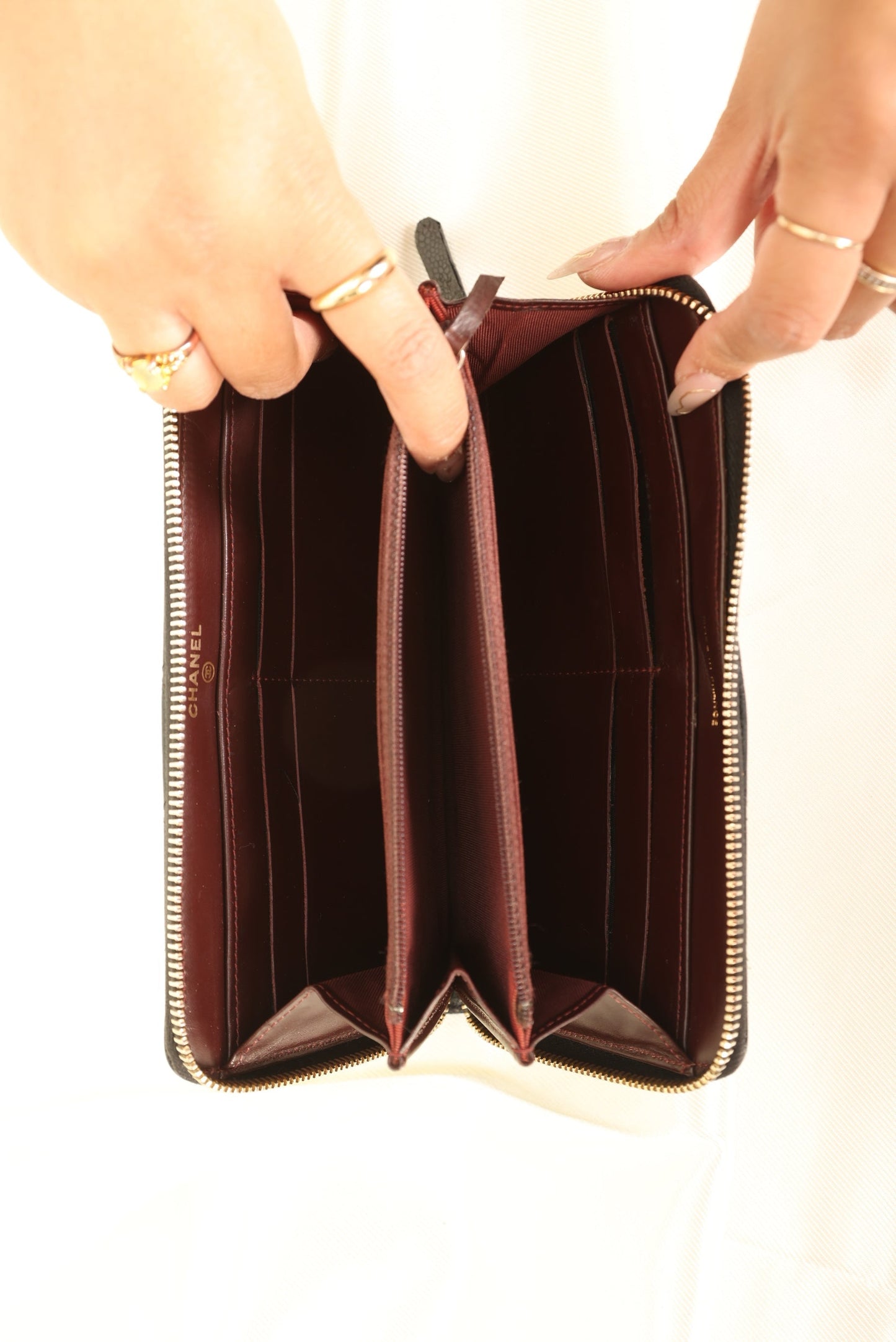 Chanel Caviar Quilted Wallet