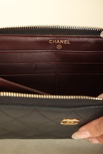 Chanel Caviar Quilted Wallet