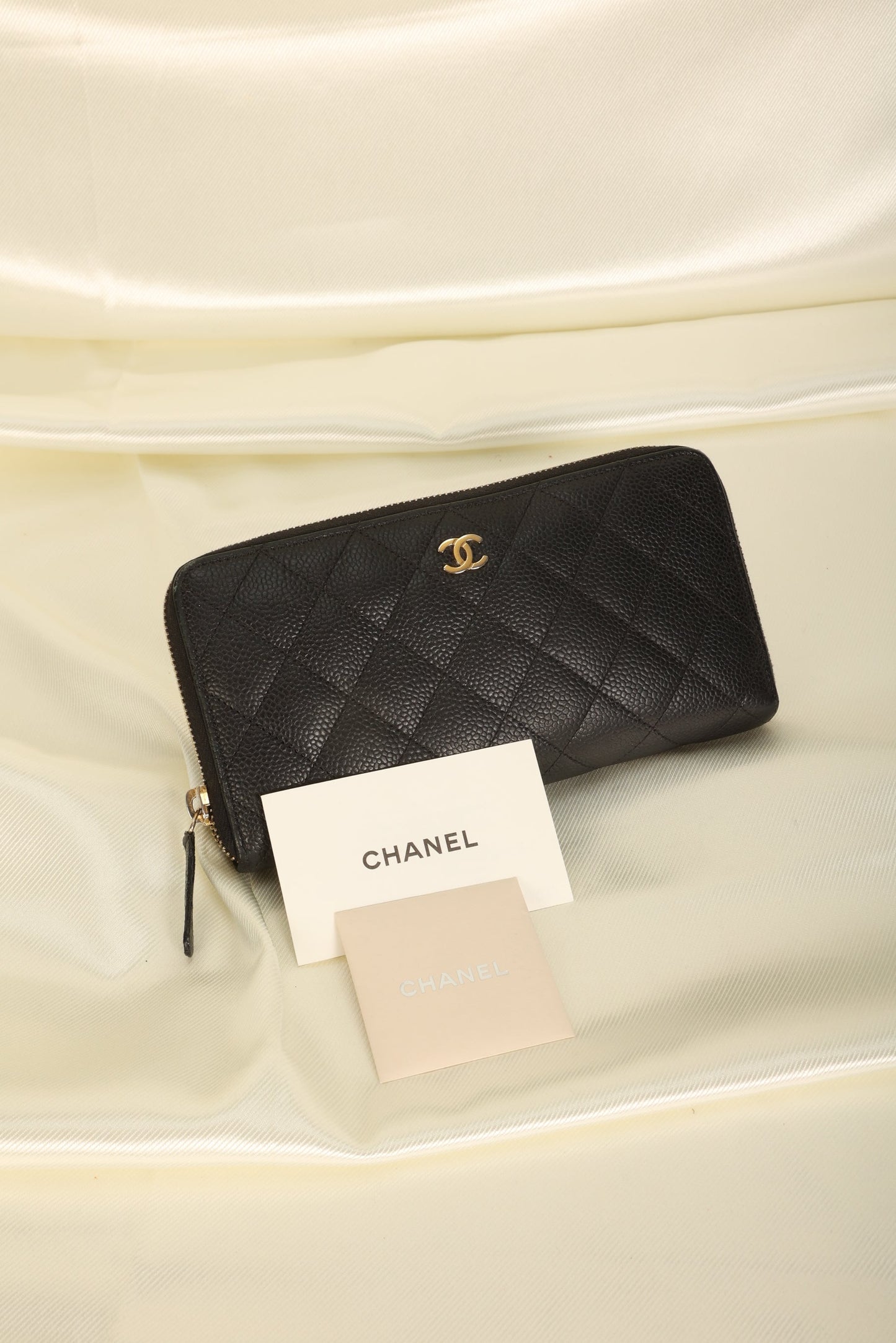 Chanel Caviar Quilted Wallet