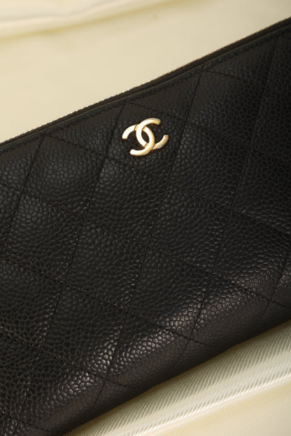 Chanel Caviar Quilted Wallet