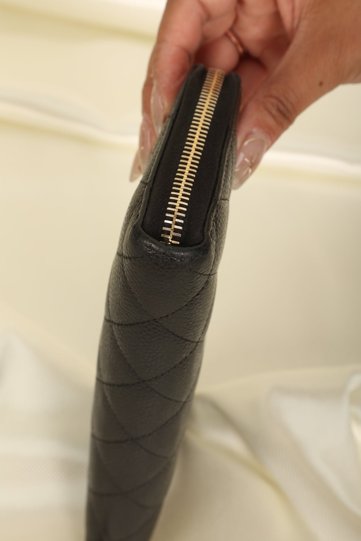Chanel Caviar Quilted Wallet