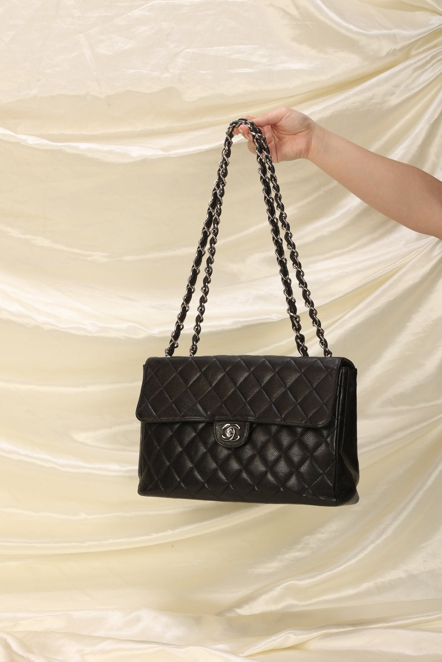 Chanel Caviar Jumbo Single Flap