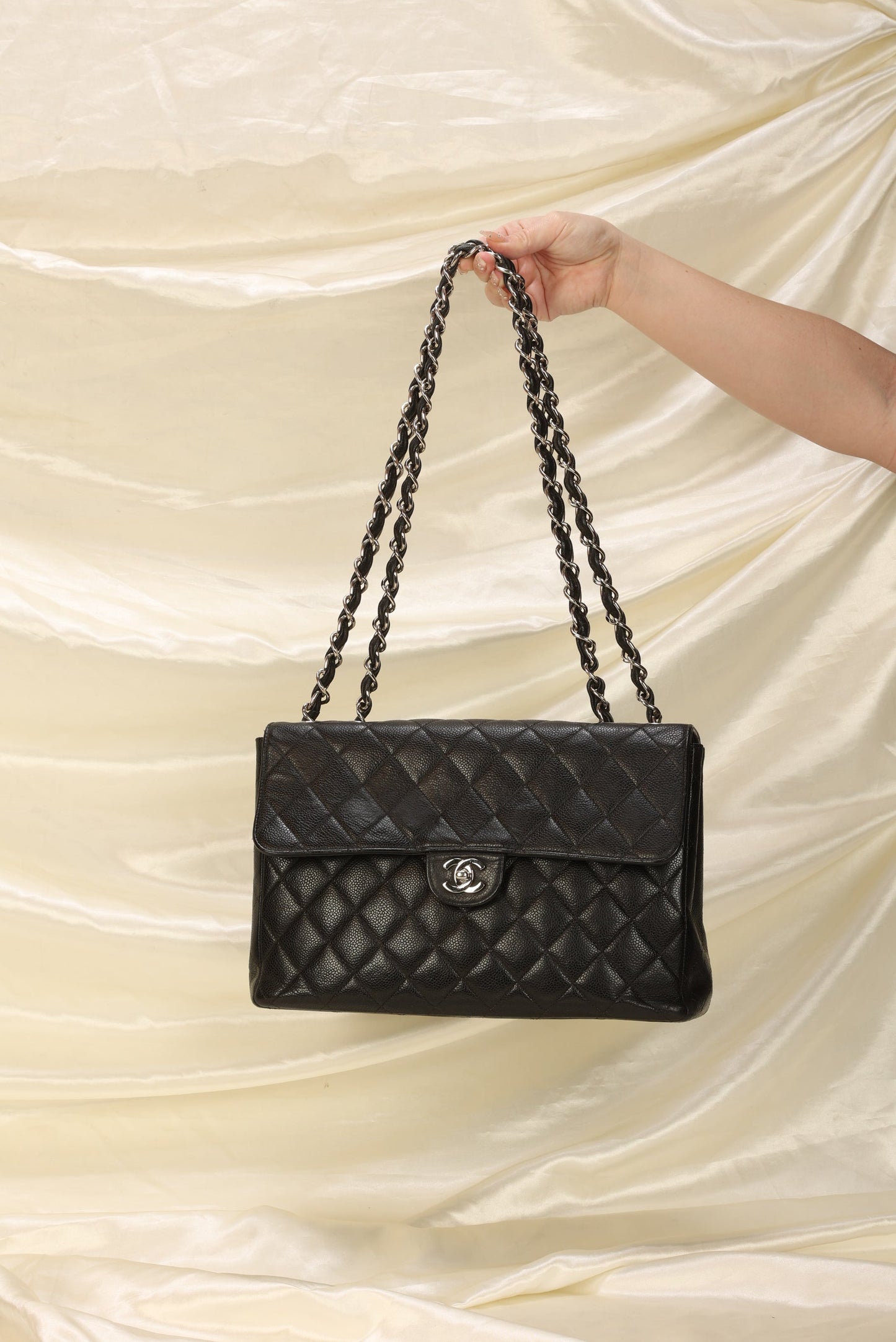 Chanel Caviar Jumbo Single Flap