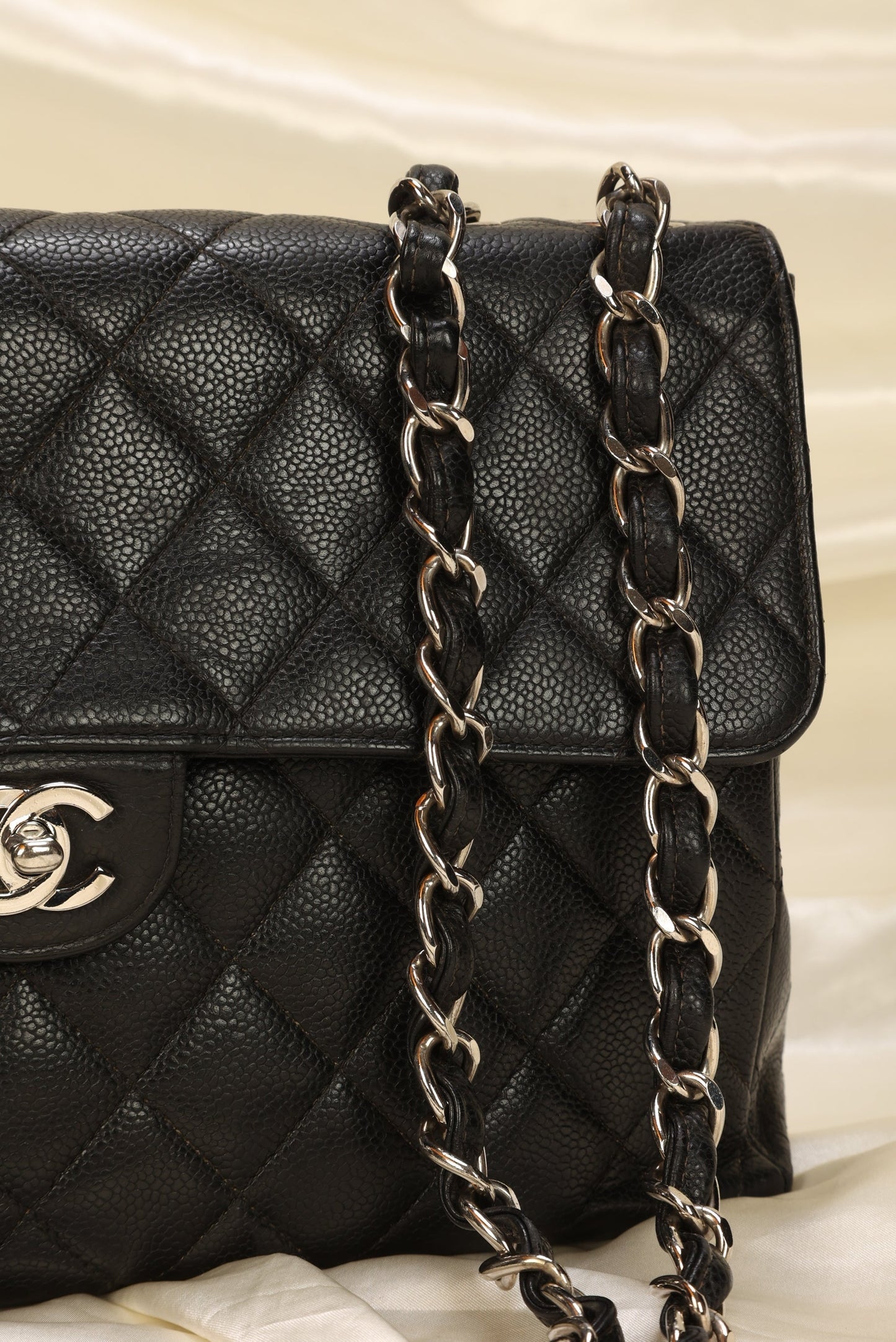 Chanel Caviar Jumbo Single Flap