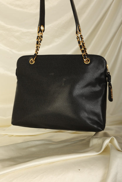 Chanel Caviar Turnlock Tote