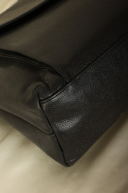 Chanel Caviar Turnlock Tote