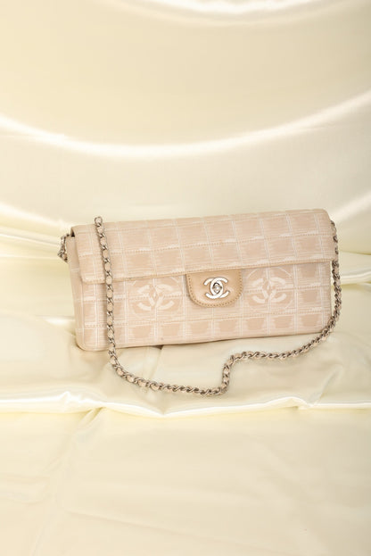 Chanel Nylon Ligne Chocolate Bar Pochette