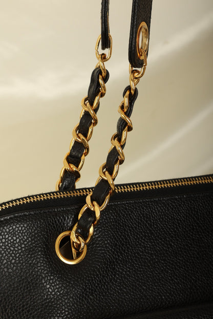 Chanel Caviar Turnlock Tote