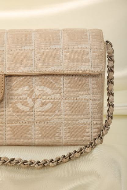 Chanel Nylon Ligne Chocolate Bar Pochette