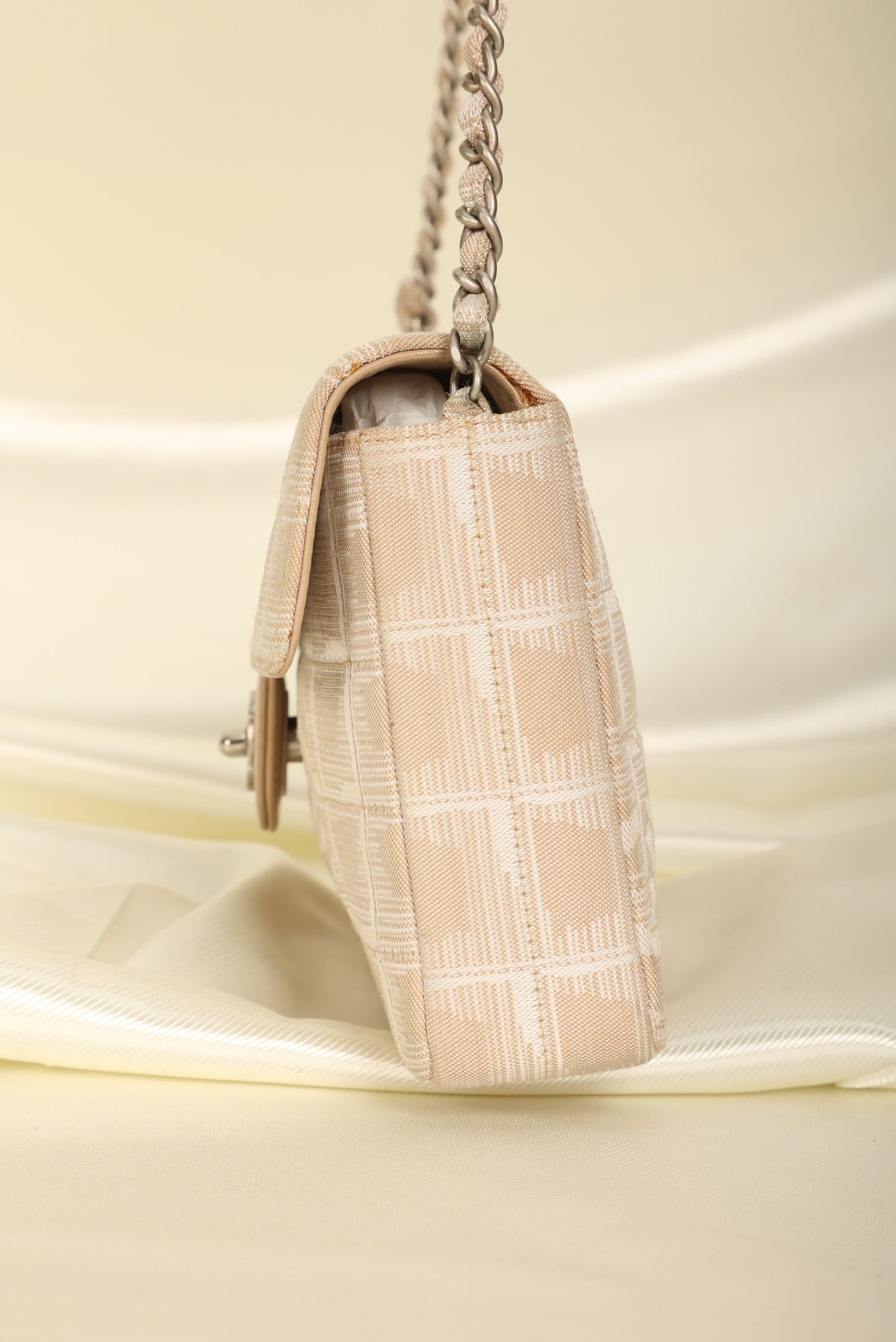Chanel Nylon Ligne Chocolate Bar Pochette
