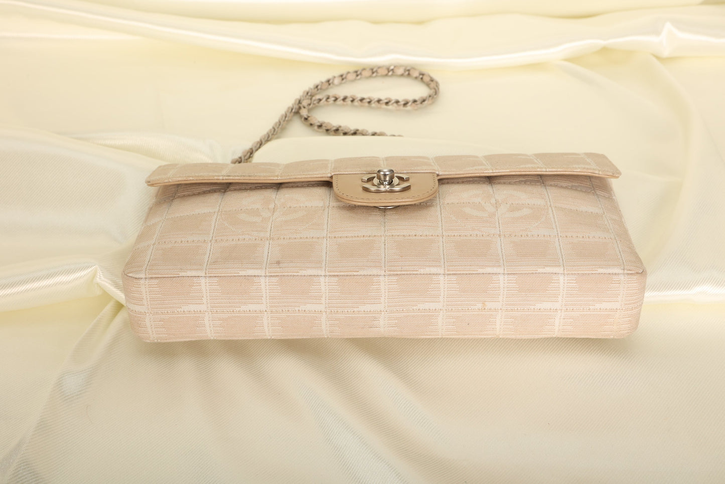Chanel Nylon Ligne Chocolate Bar Pochette