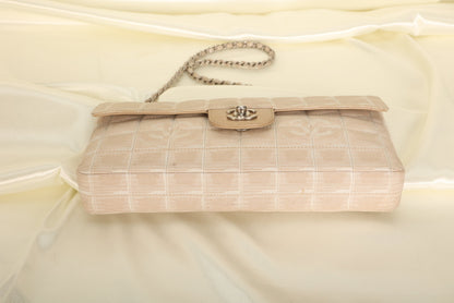 Chanel Nylon Ligne Chocolate Bar Pochette
