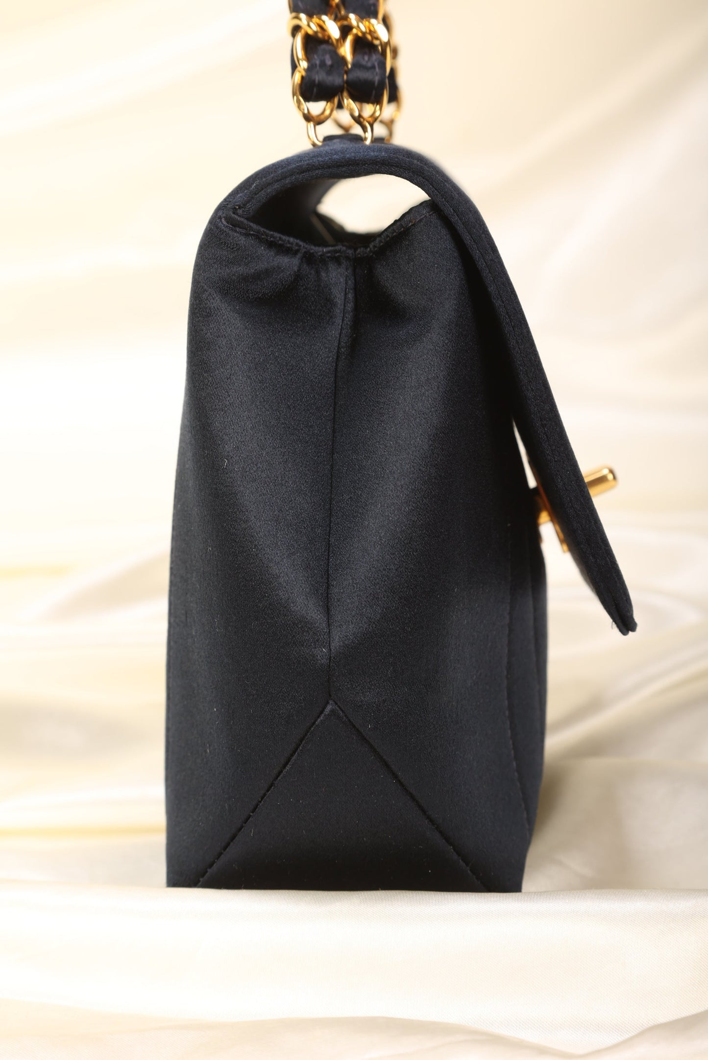 Extremely Rare Chanel Satin Top Handle
