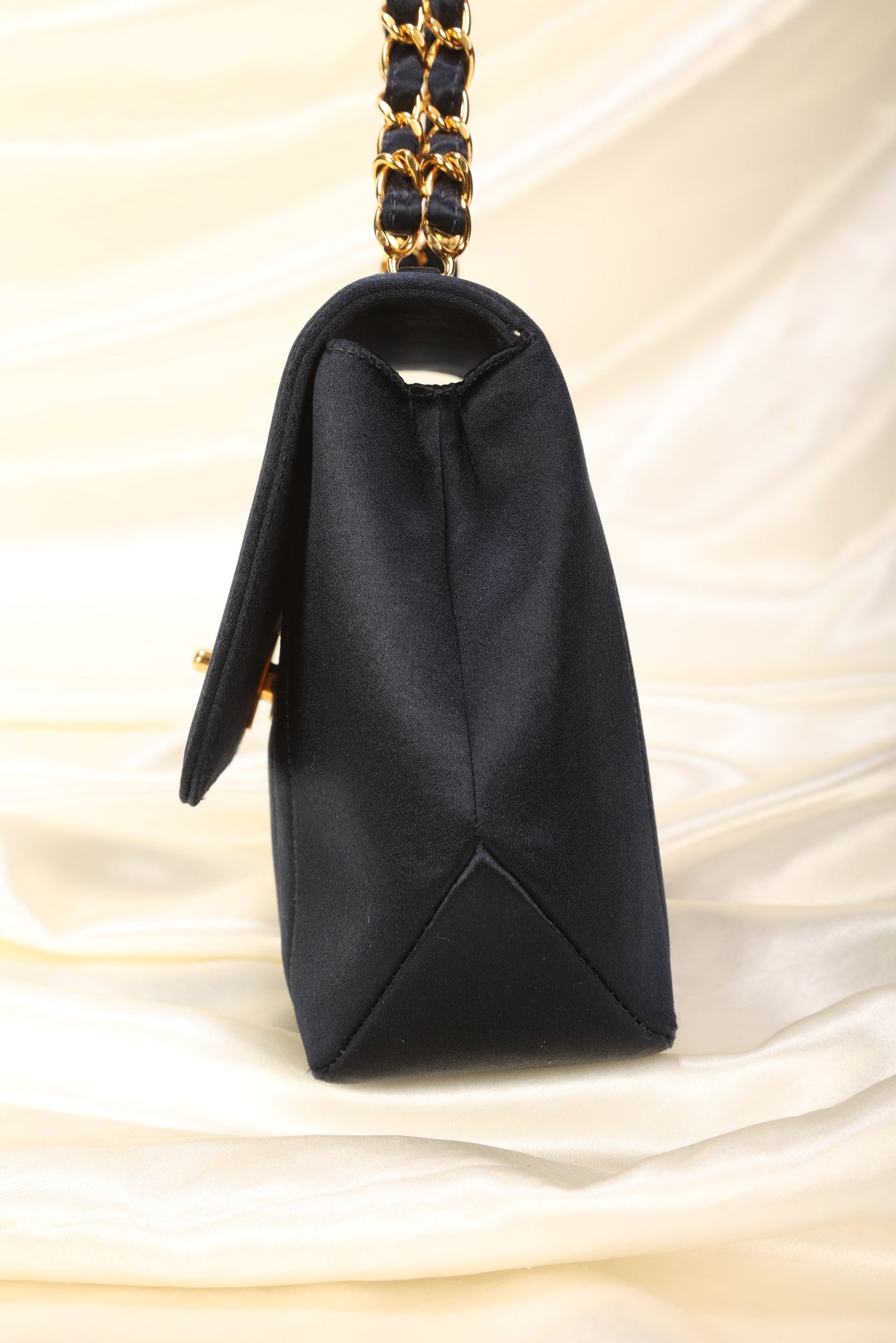 Extremely Rare Chanel Satin Top Handle