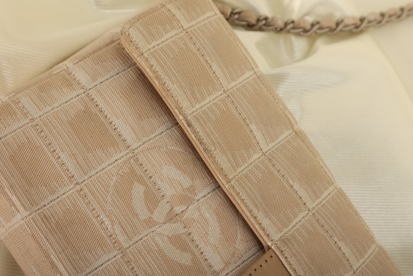 Chanel Nylon Ligne Chocolate Bar Pochette