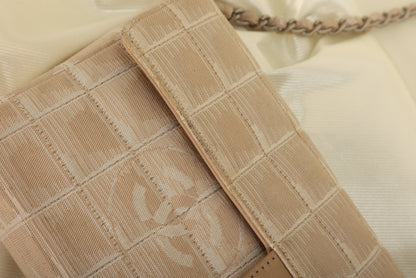 Chanel Nylon Ligne Chocolate Bar Pochette