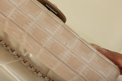 Chanel Nylon Ligne Chocolate Bar Pochette