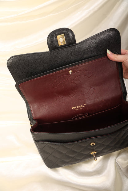 Chanel Caviar Jumbo Classic Flap