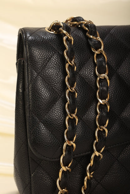 Chanel Caviar Jumbo Classic Flap