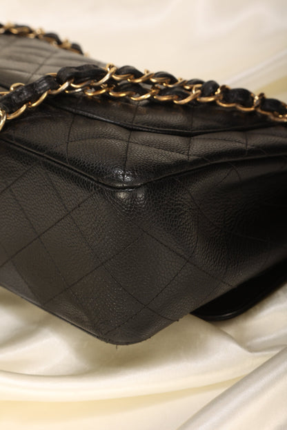 Chanel Caviar Jumbo Classic Flap