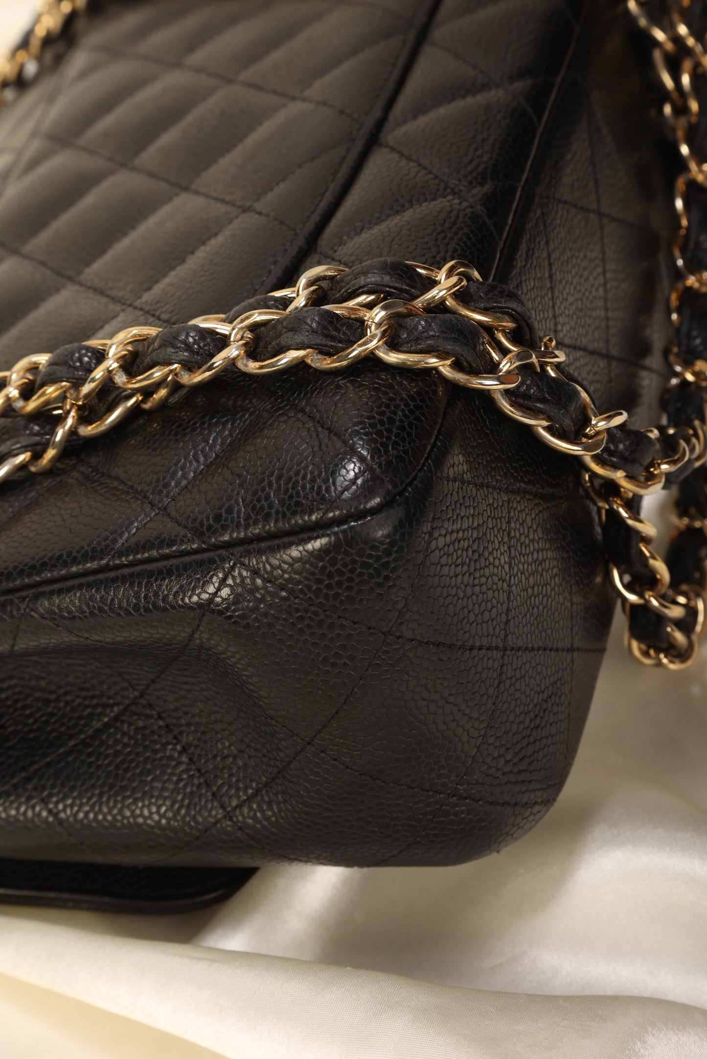 Chanel Caviar Jumbo Classic Flap