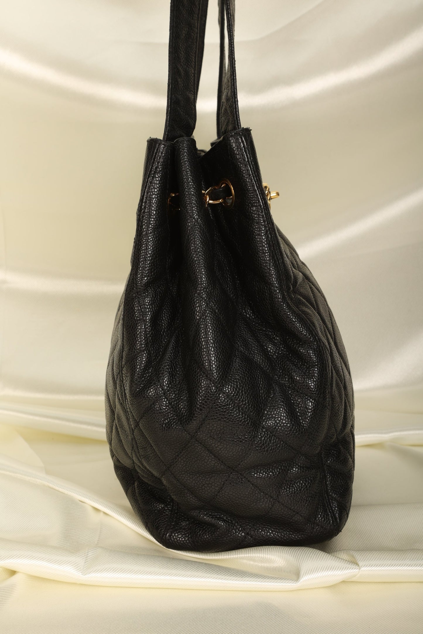 Chanel Caviar Turnlock Tote