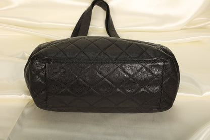 Chanel Caviar Turnlock Tote