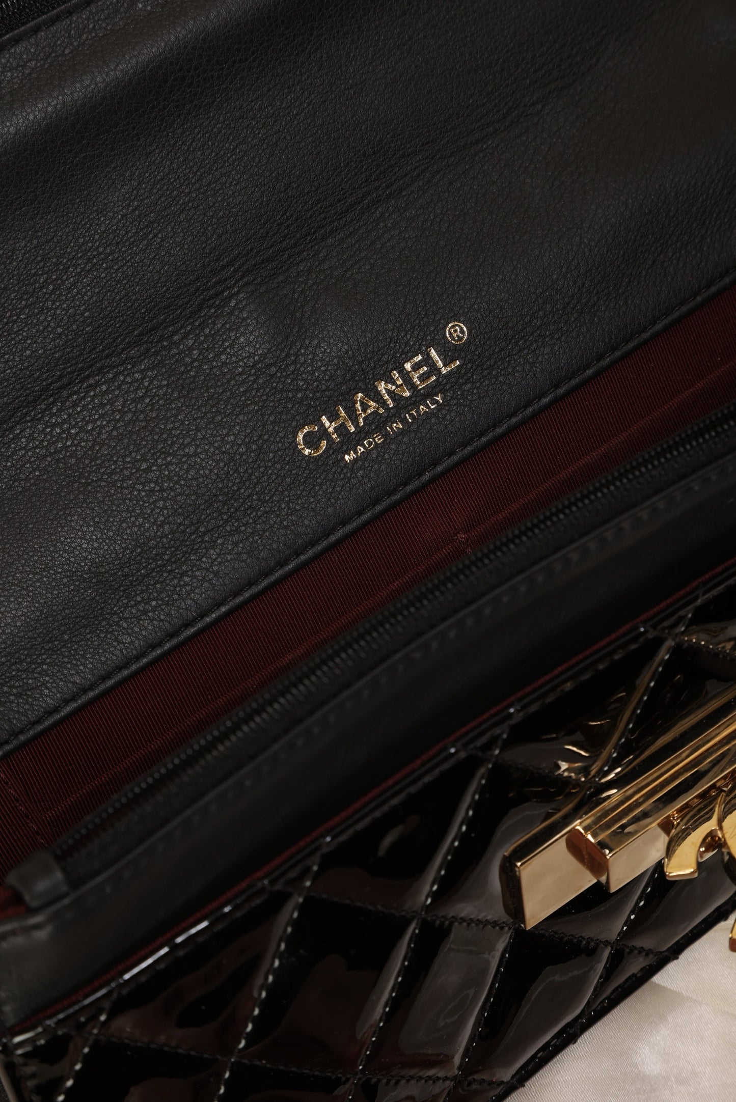 Chanel Patent CC Chain Bag