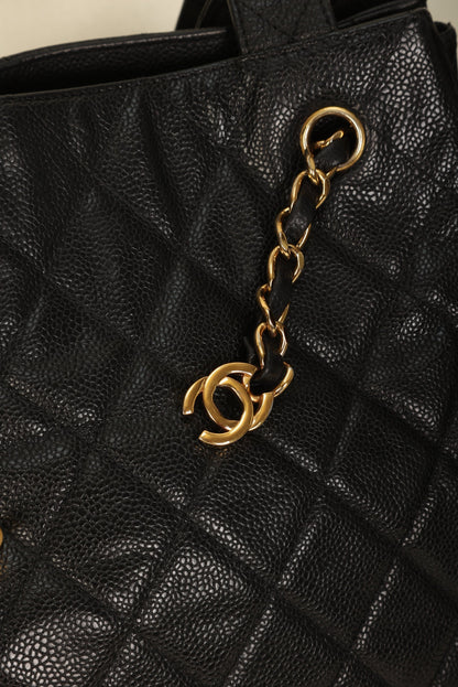 Chanel Caviar Turnlock Tote