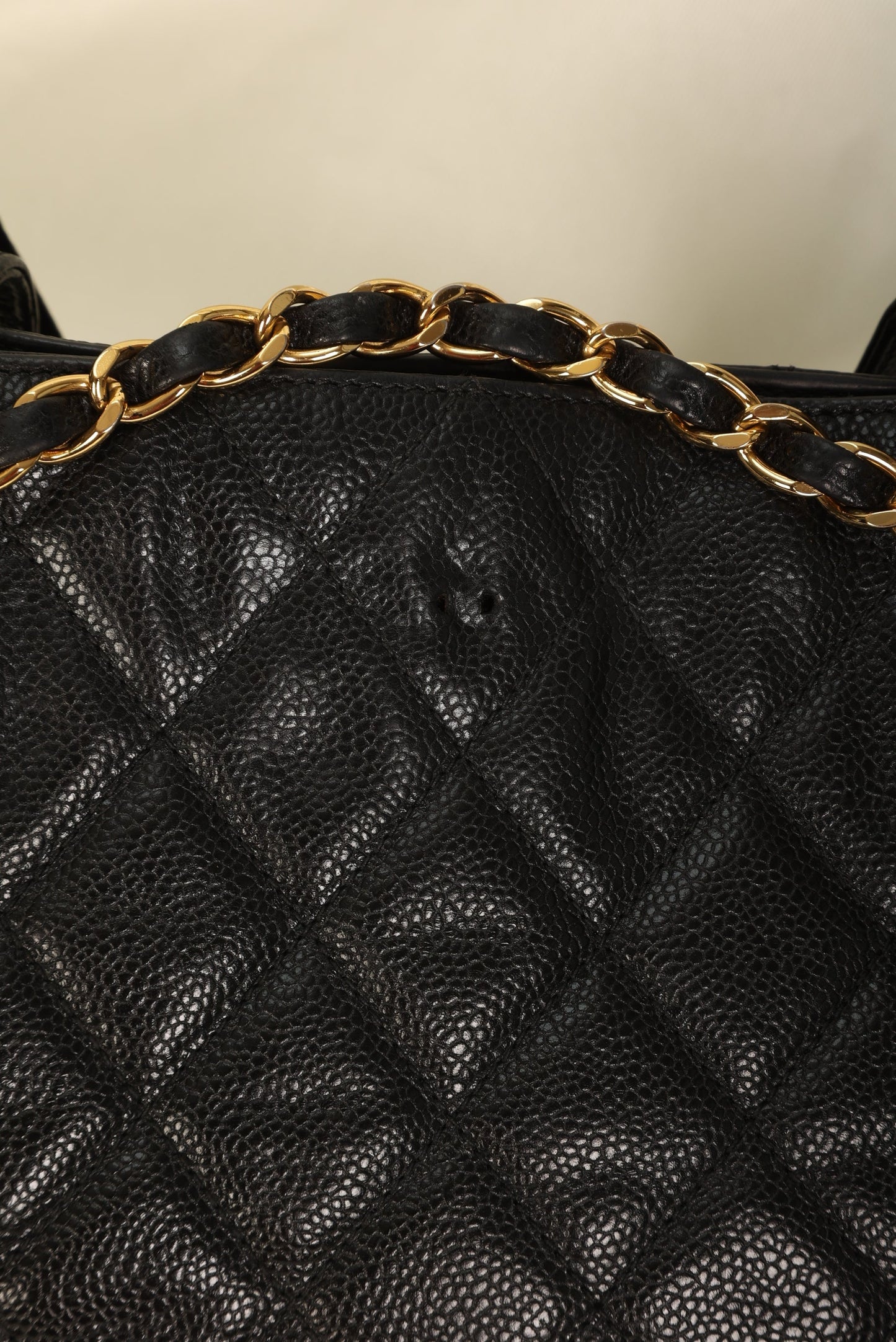 Chanel Caviar Turnlock Tote
