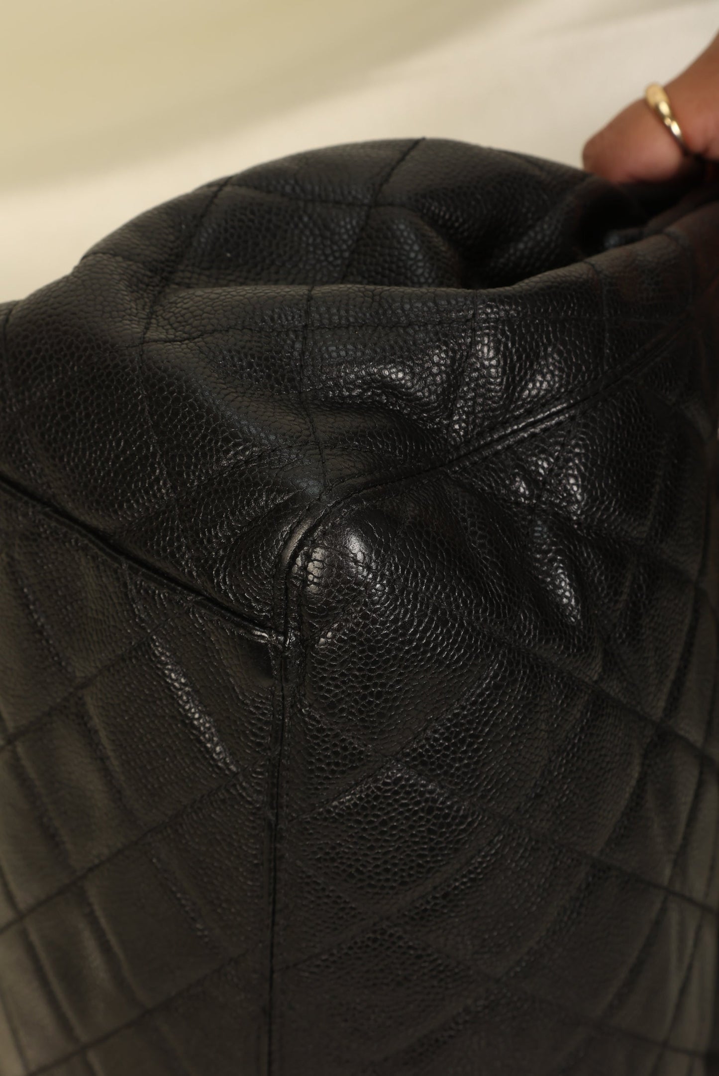 Chanel Caviar Turnlock Tote