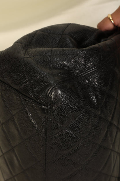 Chanel Caviar Turnlock Tote