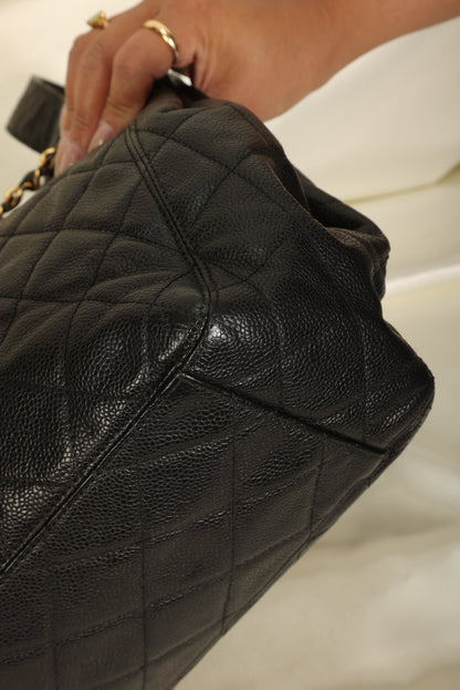 Chanel Caviar Turnlock Tote