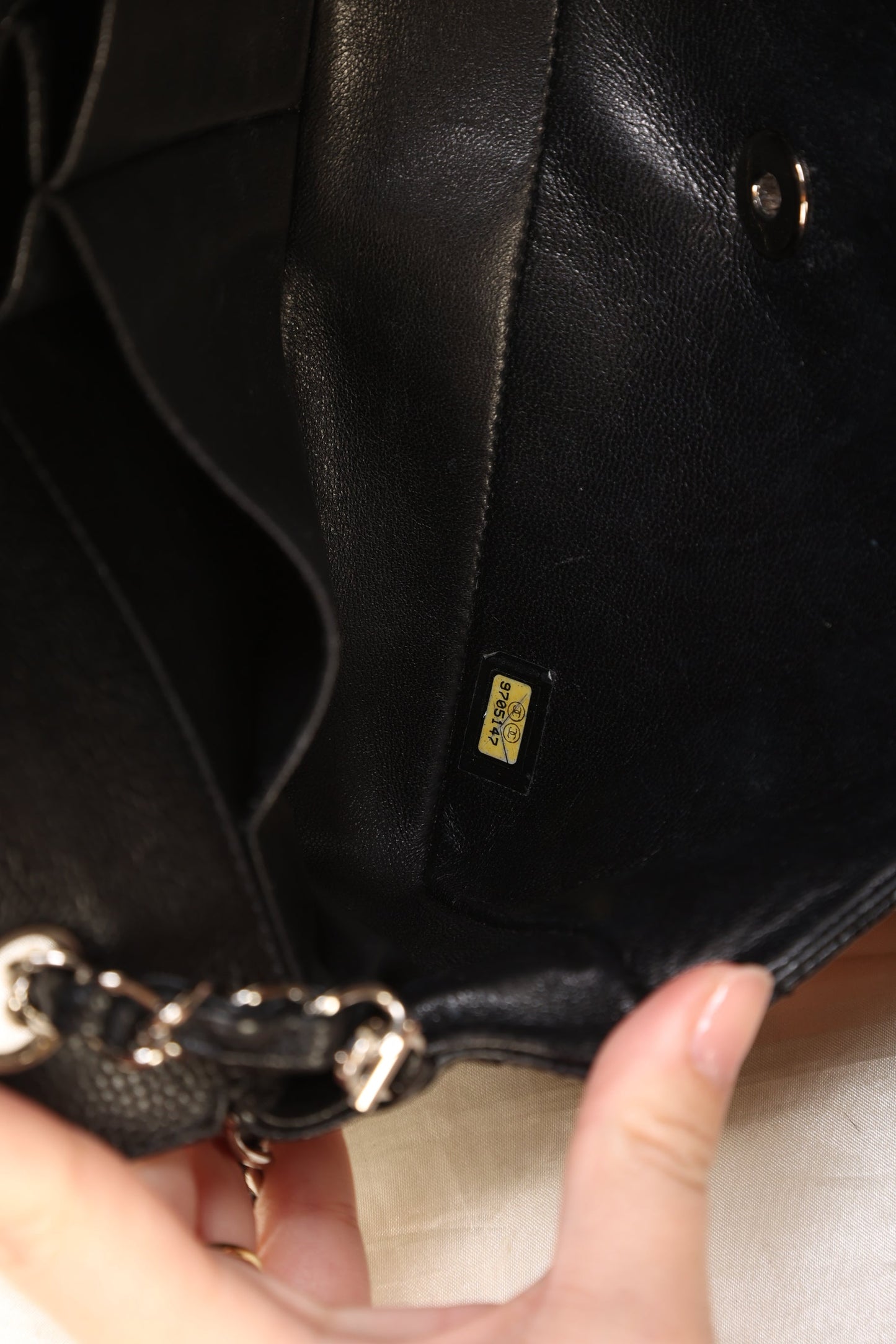 Chanel Caviar East West Flap