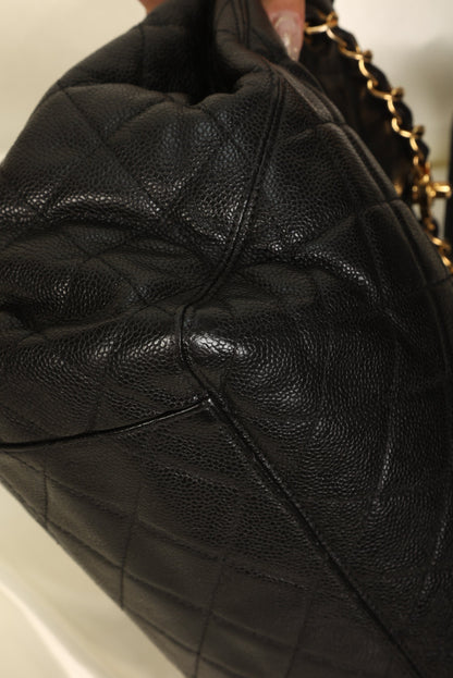 Chanel Caviar Turnlock Tote